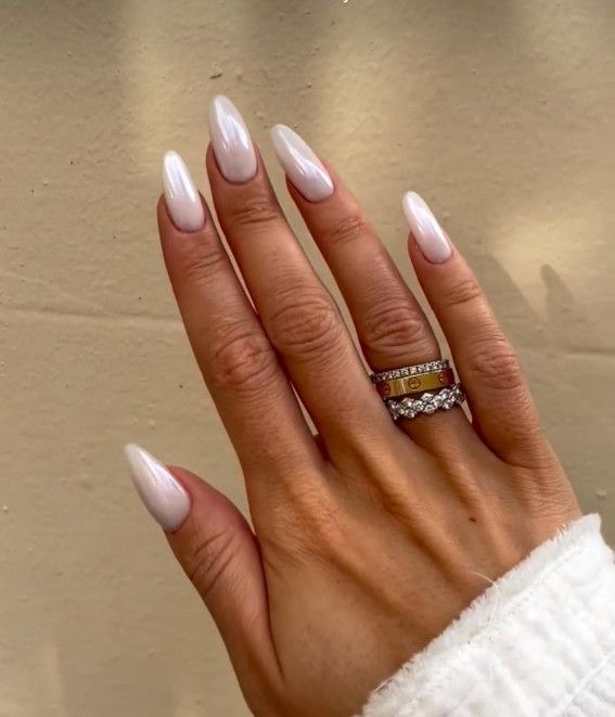 Squoval ombre nail design by Julia Bloom