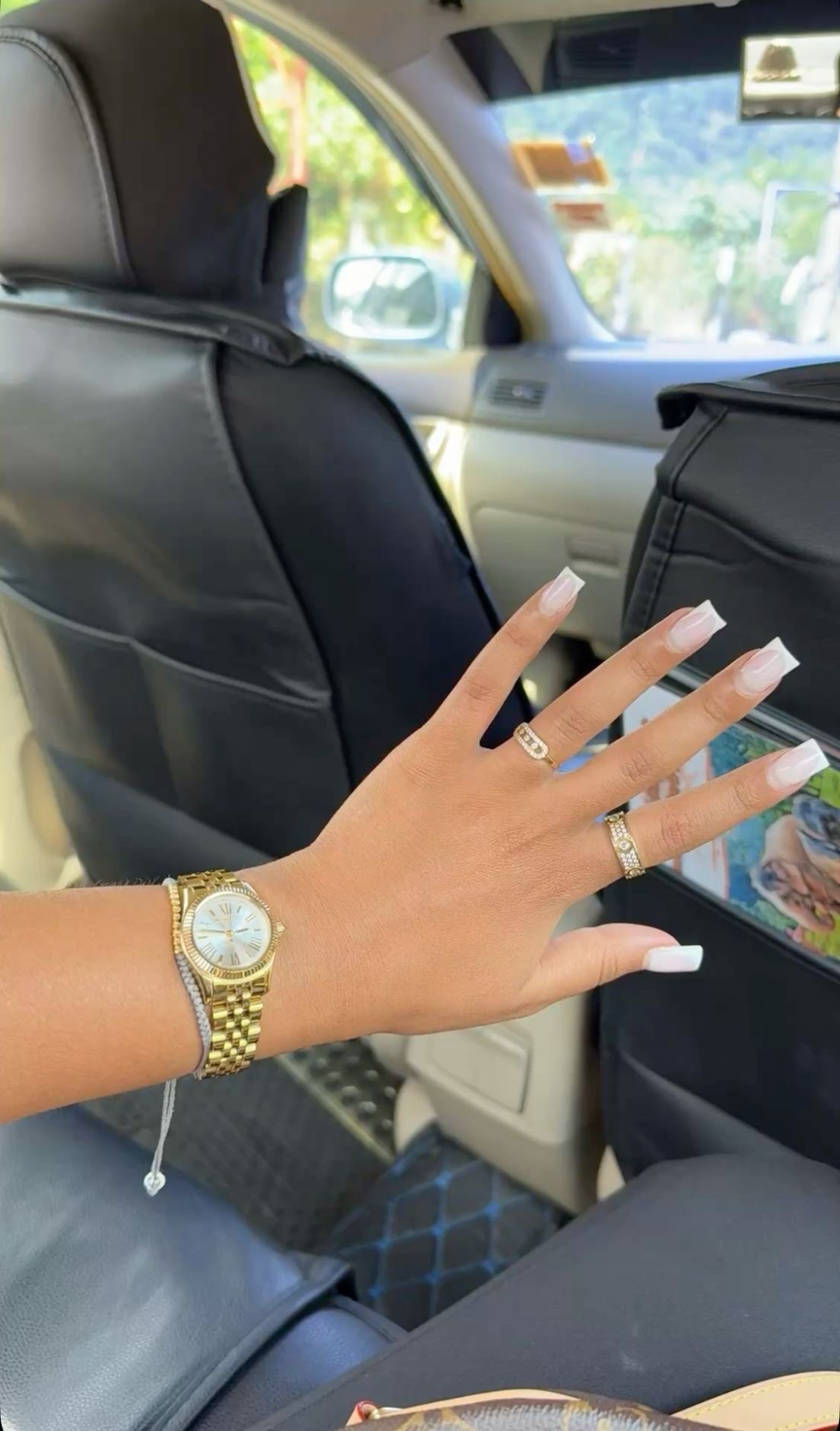 Oval French nail design by Zoe Tanaka