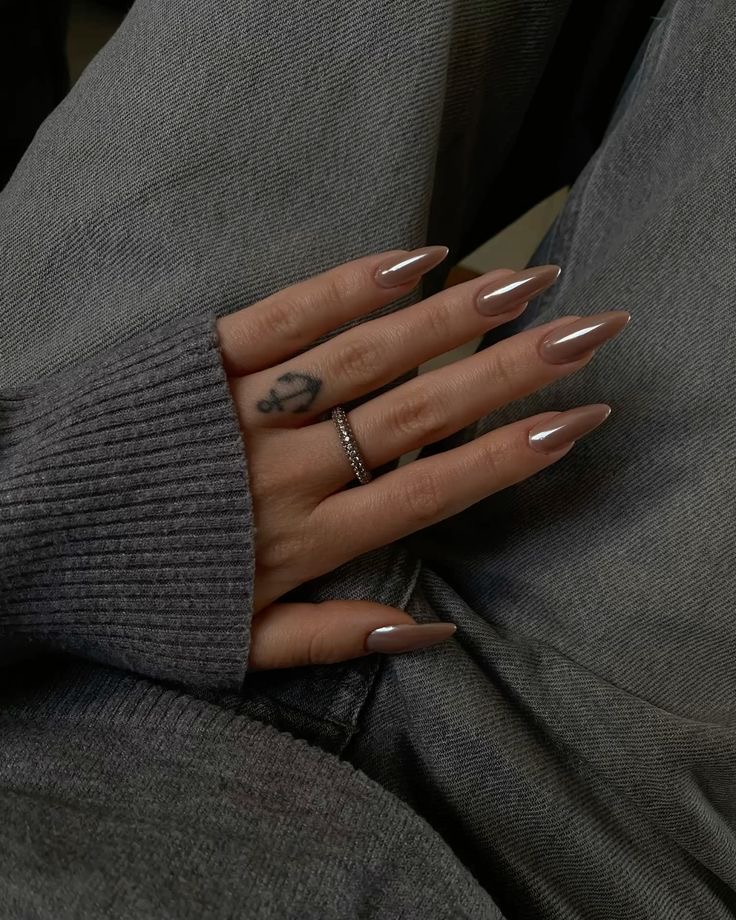 Almond character nail design by Kylie Bloom