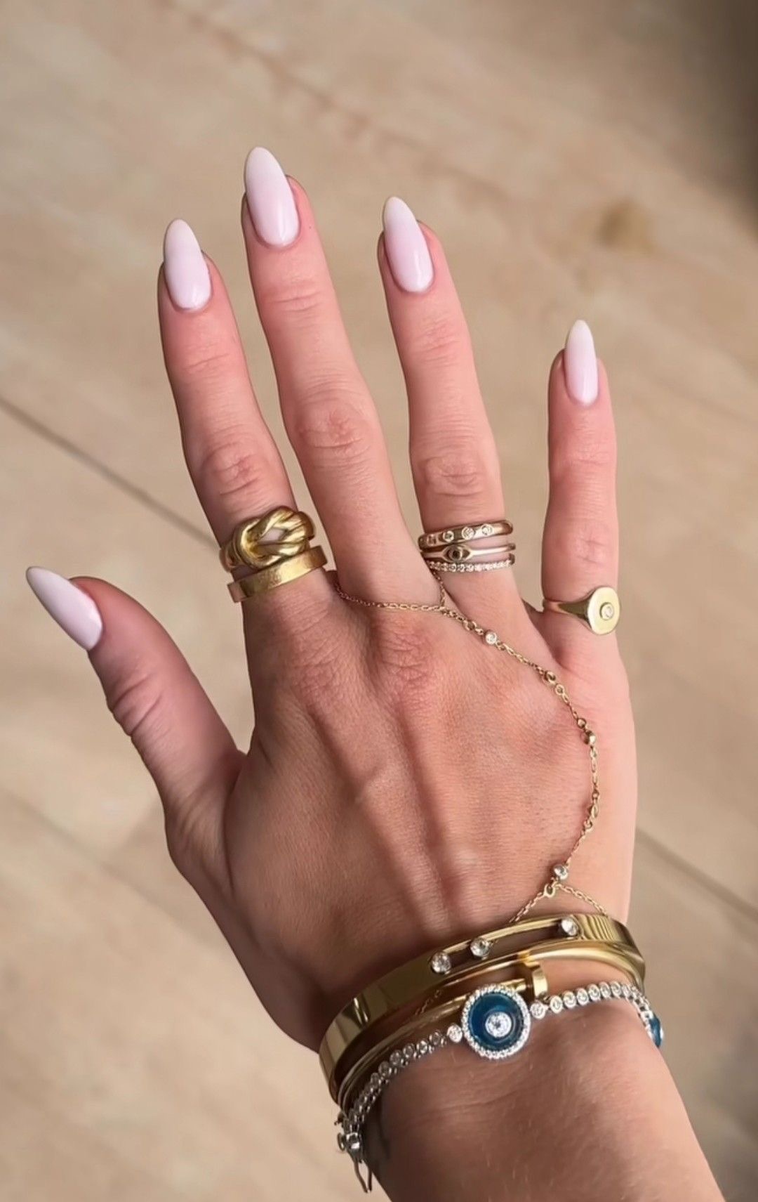 Squoval minimalist nail design by Natalie Quinn