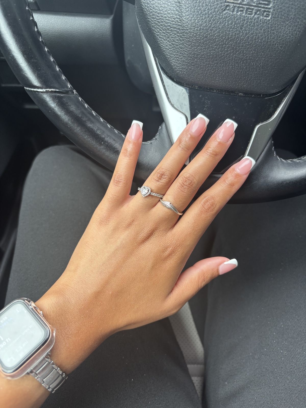 Oval aura nail design by Natalie Quinn