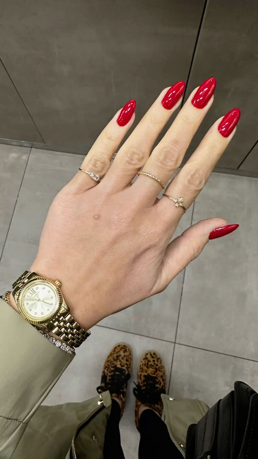 Almond glazed nail design by Natalie Quinn