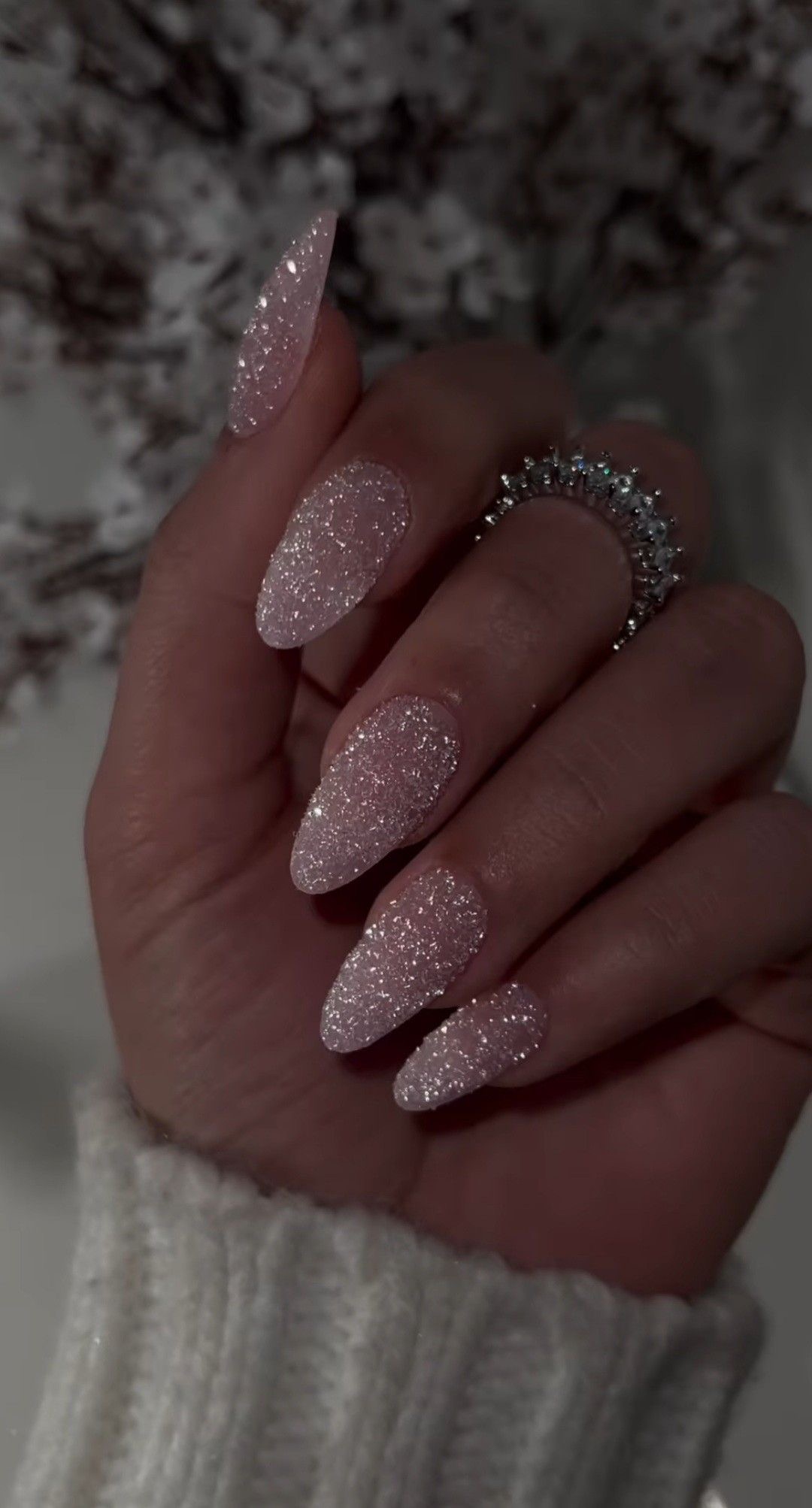 Square French nail design by Valentina Hart