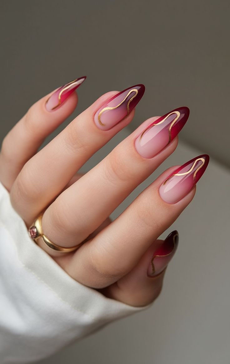 Square rhinestone nail design by Audrey Hart