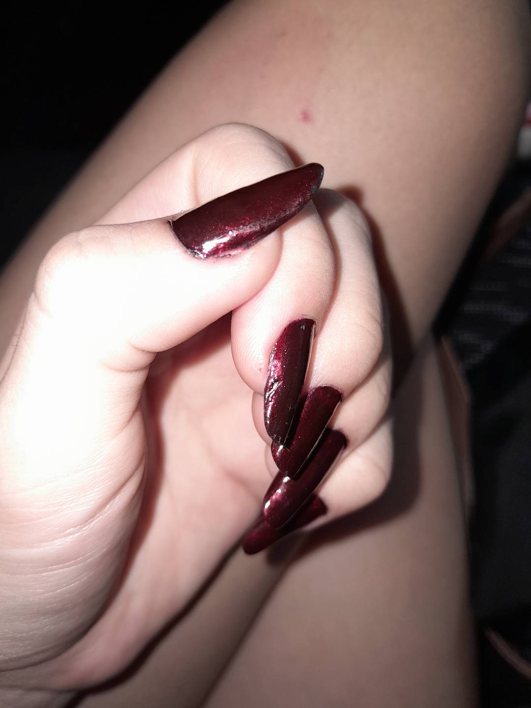 Brown nail design by @Sophaat_sik