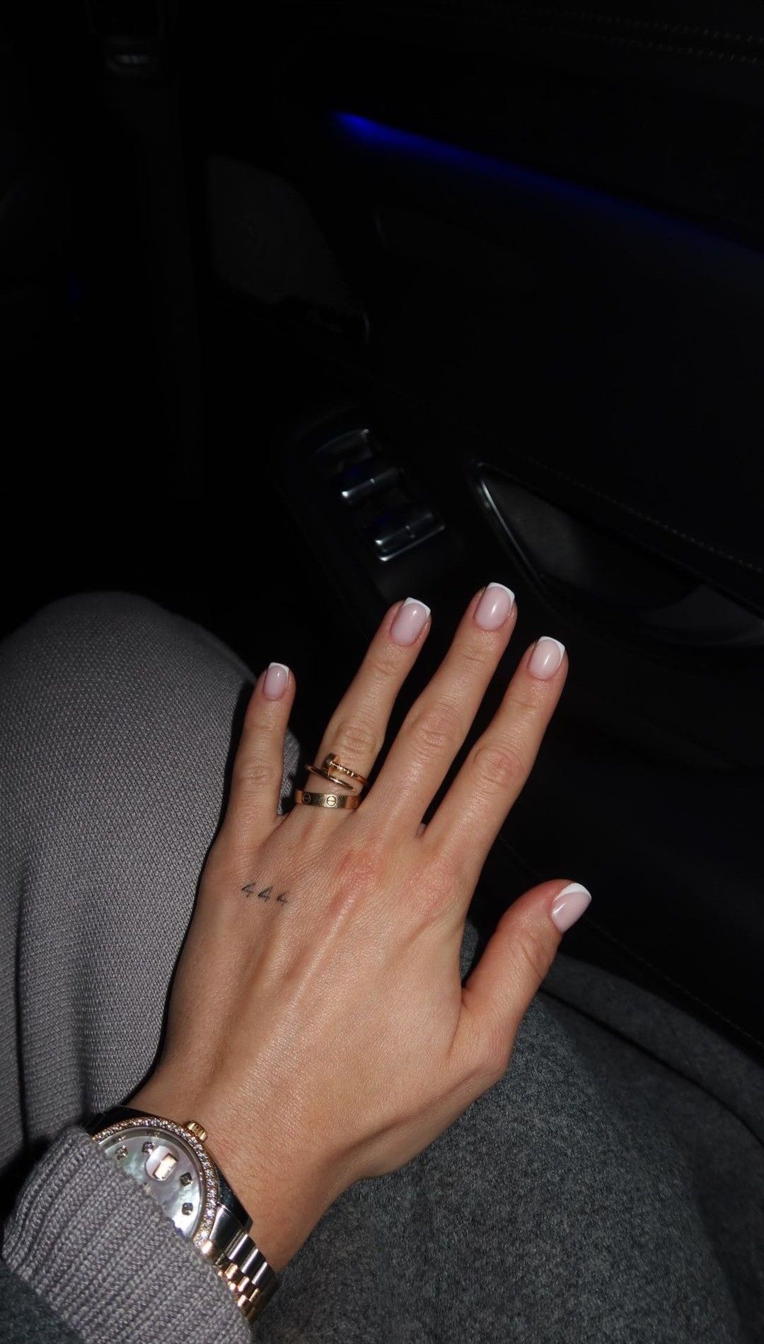 Square glazed nail design by Gabriella Bloom