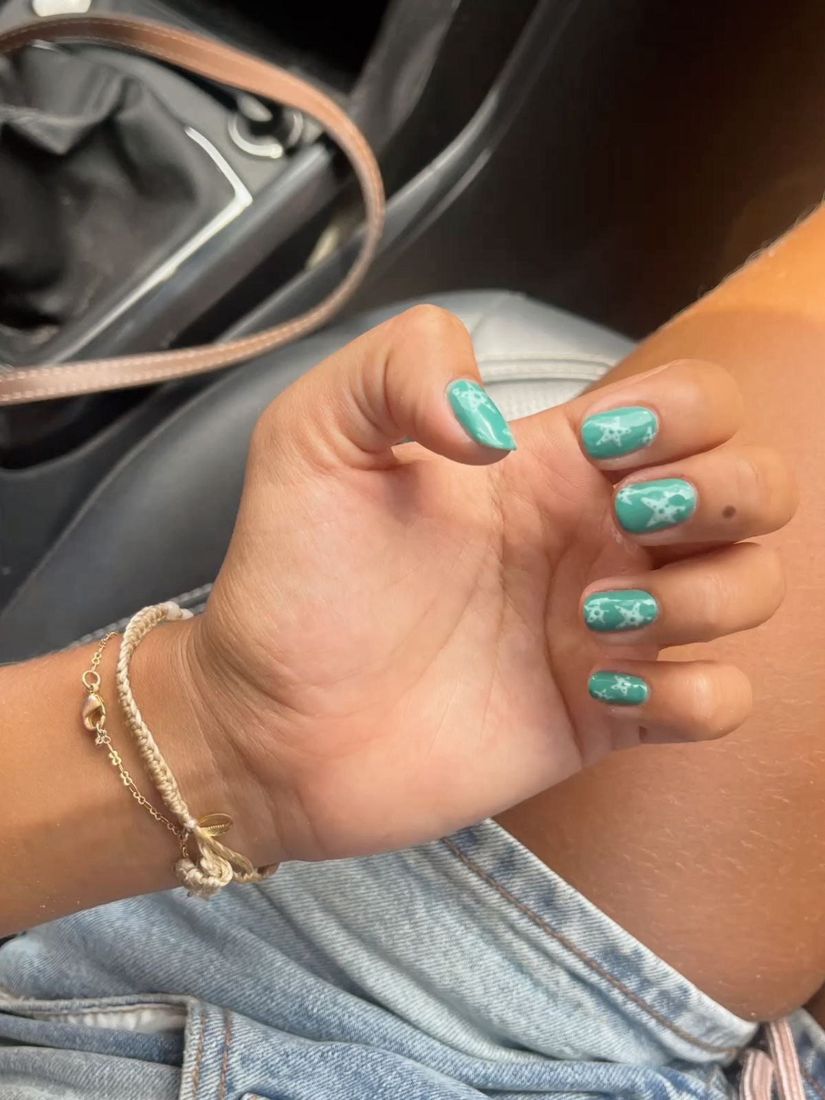 Almond ombre nail design by Sophie Hart