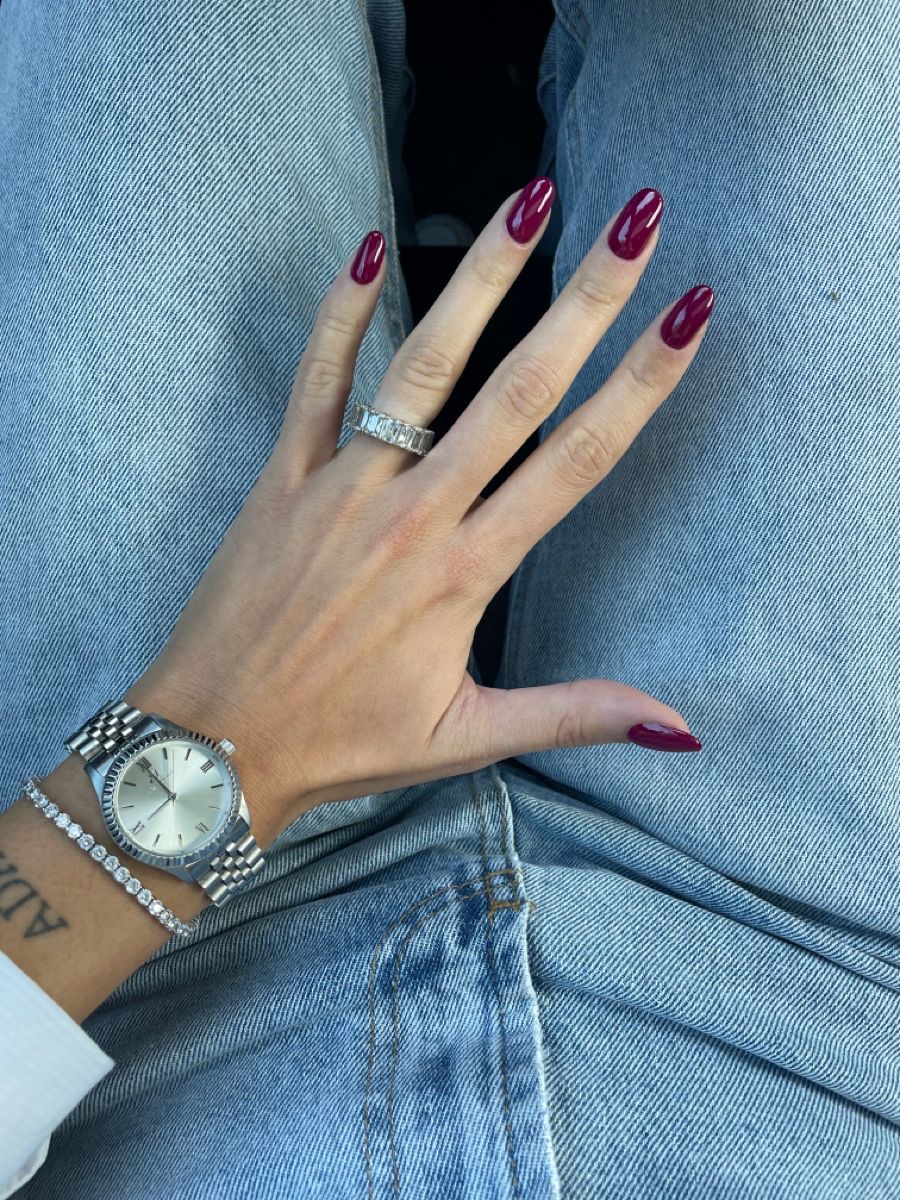 Squoval ombre nail design by Ava Quinn