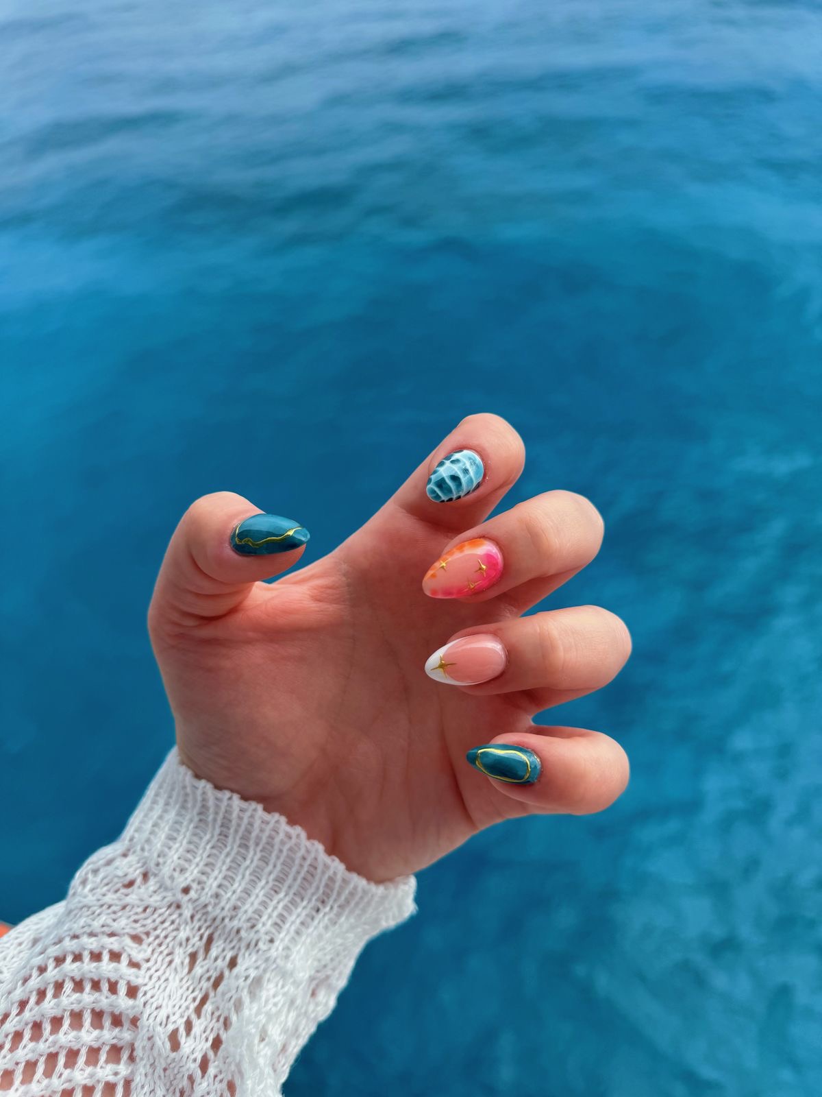 Oval minimalist nail design by Ava Quinn