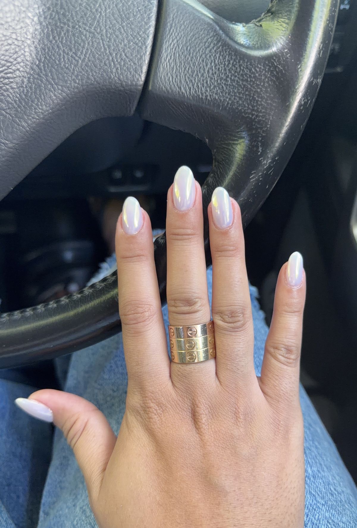 Almond ombre nail design by Ava Quinn