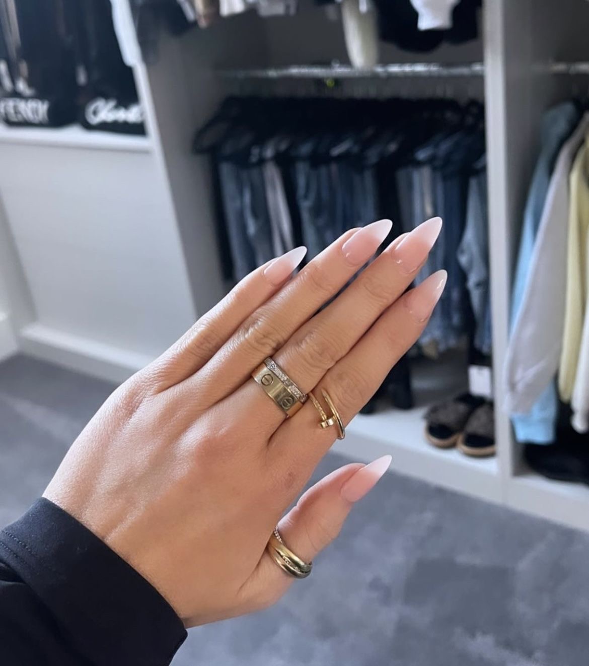 Squoval ombre nail design by Ava Quinn