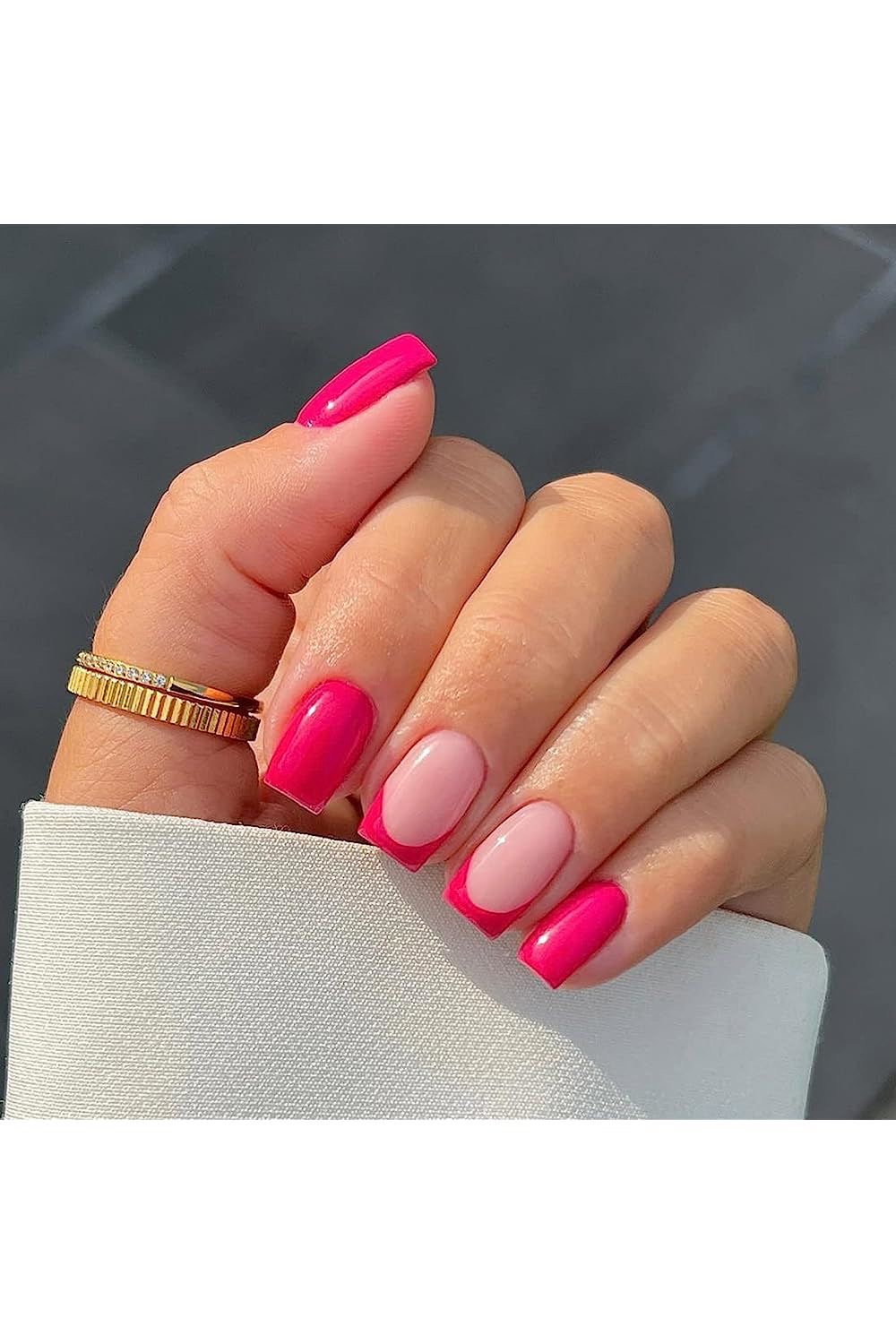 Stiletto ombre nail design by Faye Nguyen