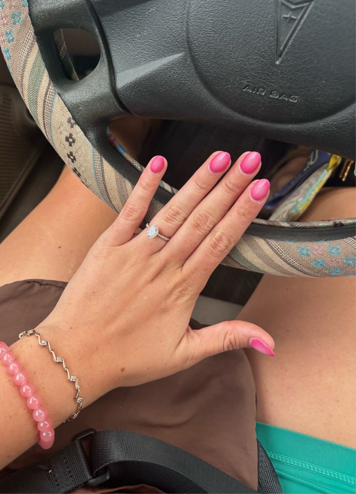 Stiletto aura nail design by Faye Nguyen