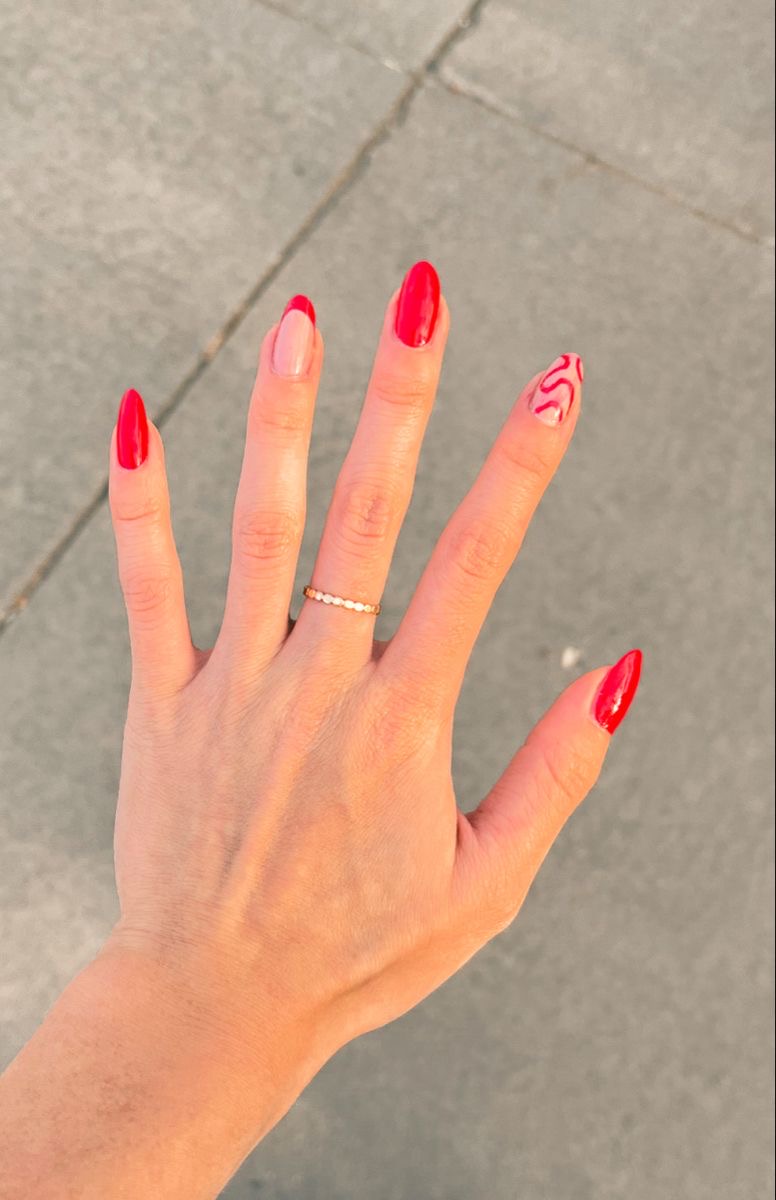 Almond character nail design by Luna Hart