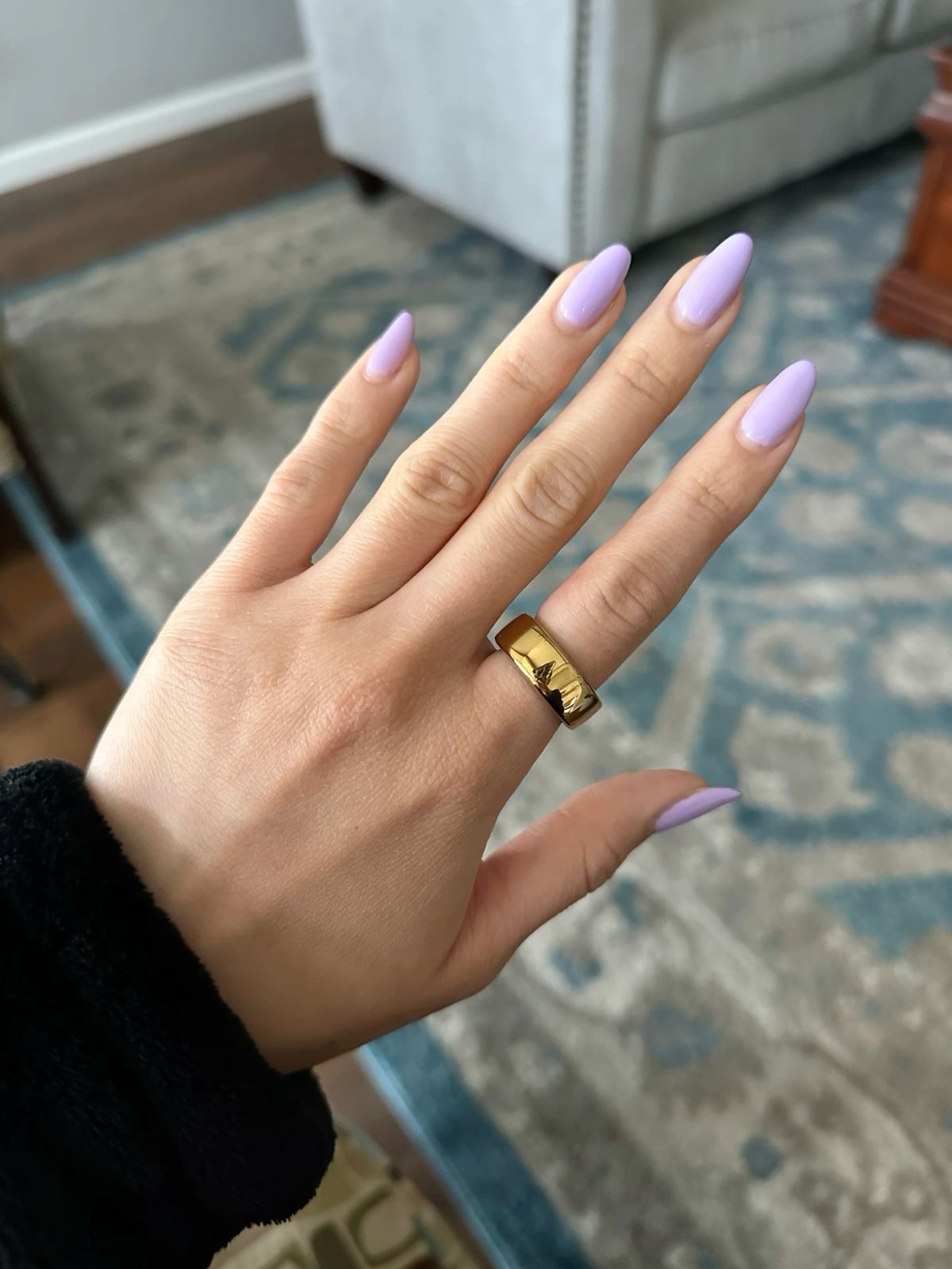 Stiletto rhinestone nail design by Lily Rose