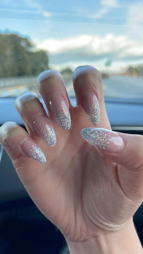 Oval minimalist nail design by Lily Rose