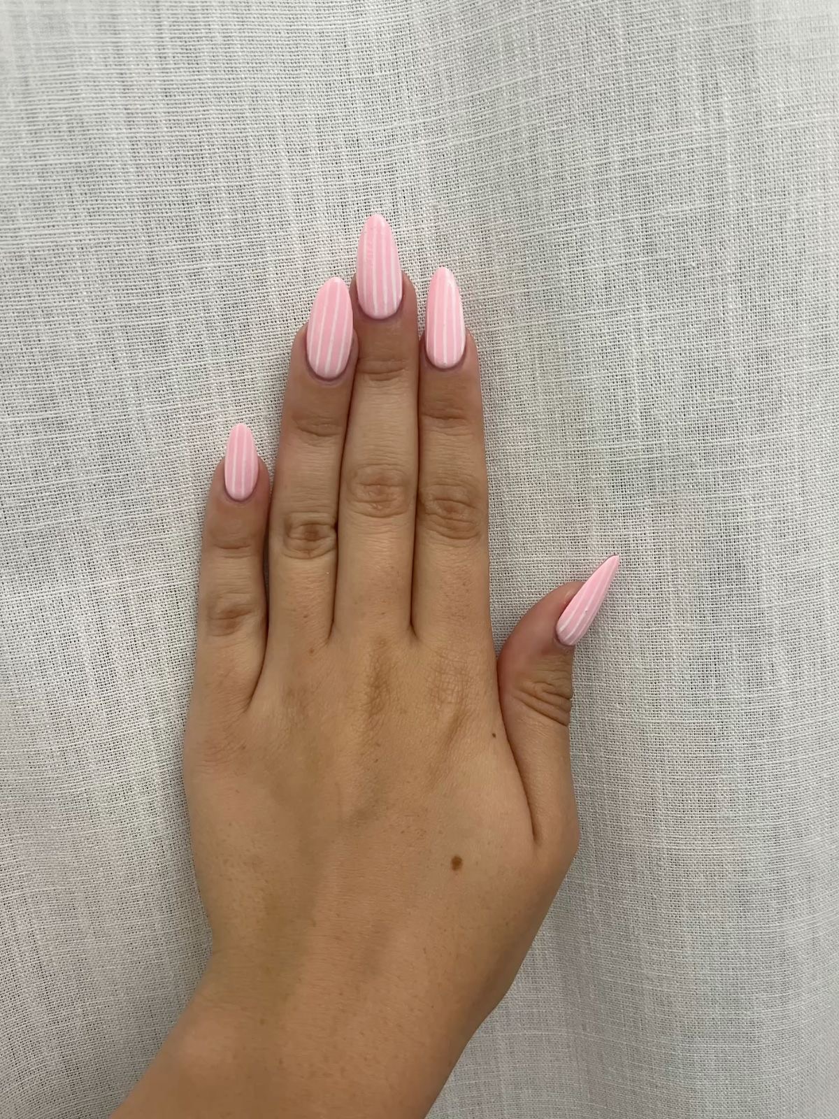 Oval character nail design by Nora Rose