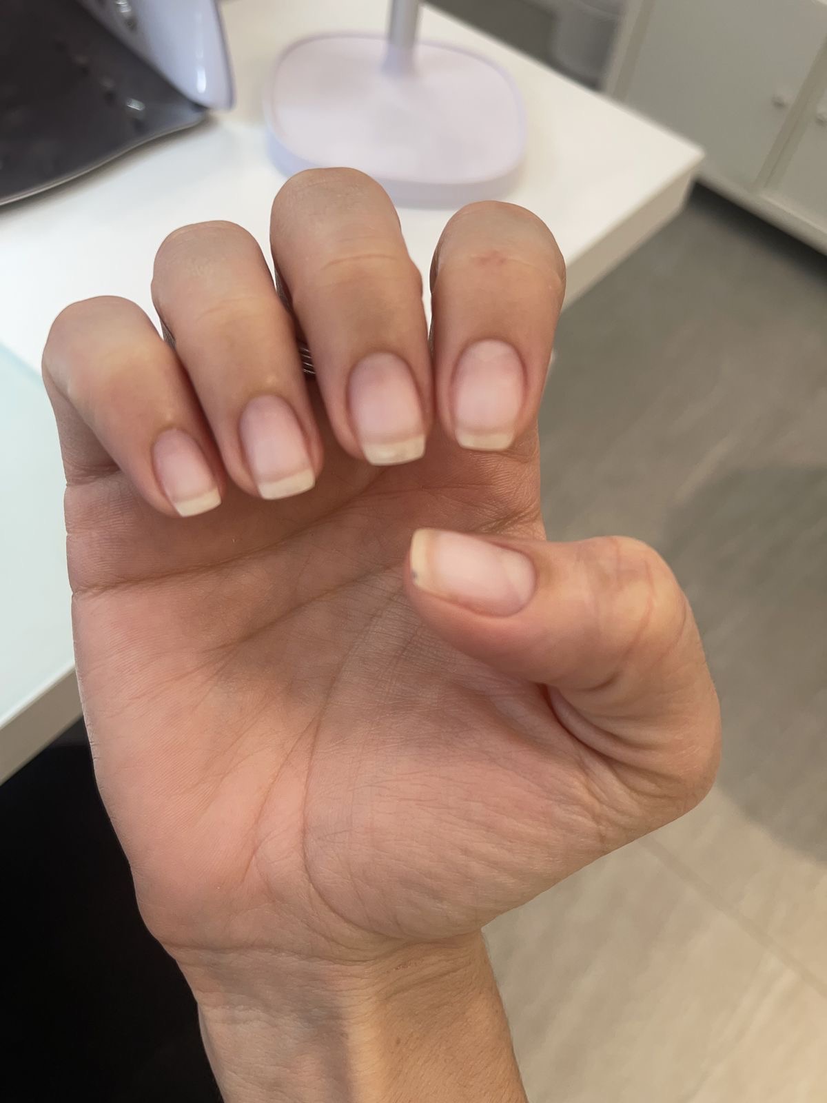 Stiletto minimalist nail design by Sienna Brooks