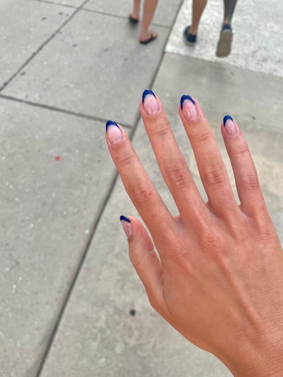 Stiletto rhinestone nail design by Savannah Rae