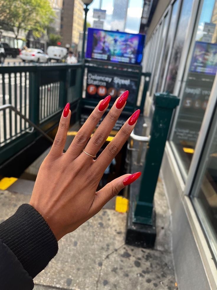 Squoval French nail design by Claire Rose