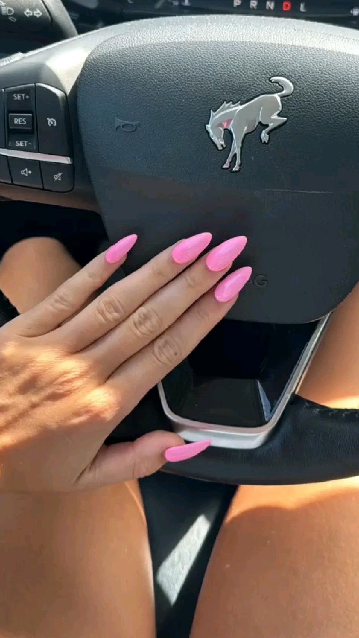 Square art nail design by Melanie Rose