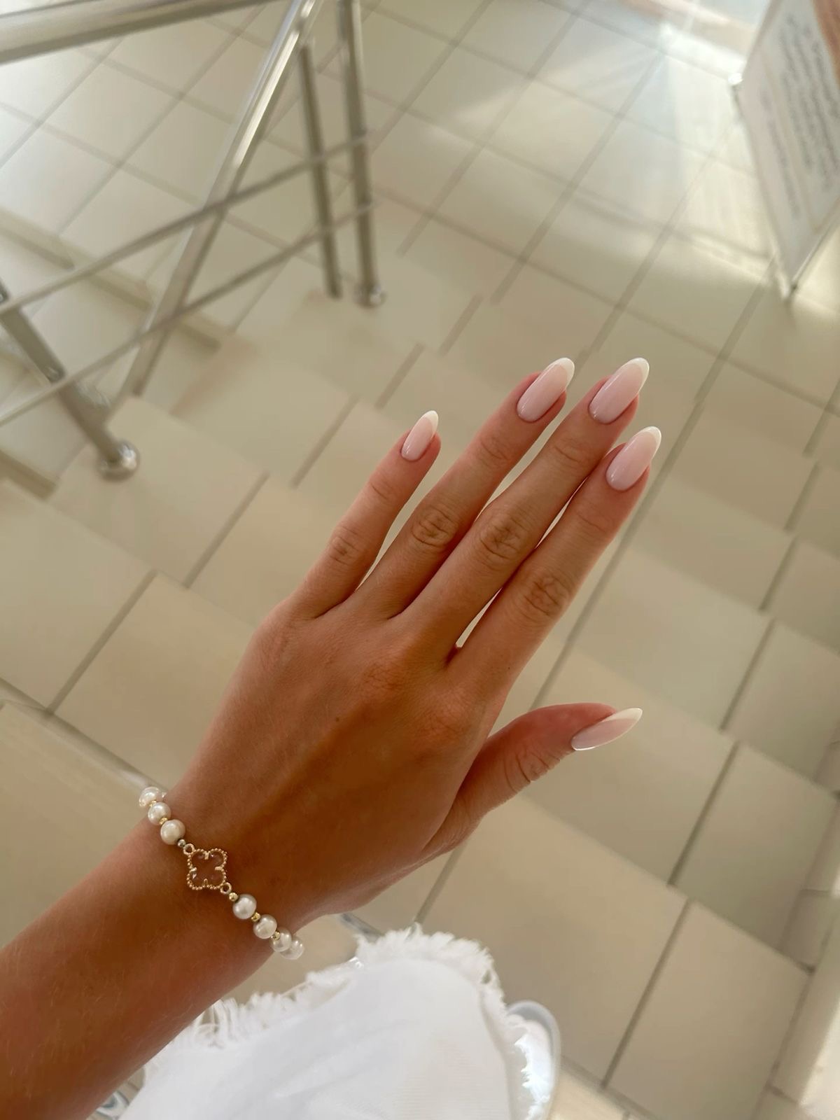 Square glazed nail design by Grace Lily
