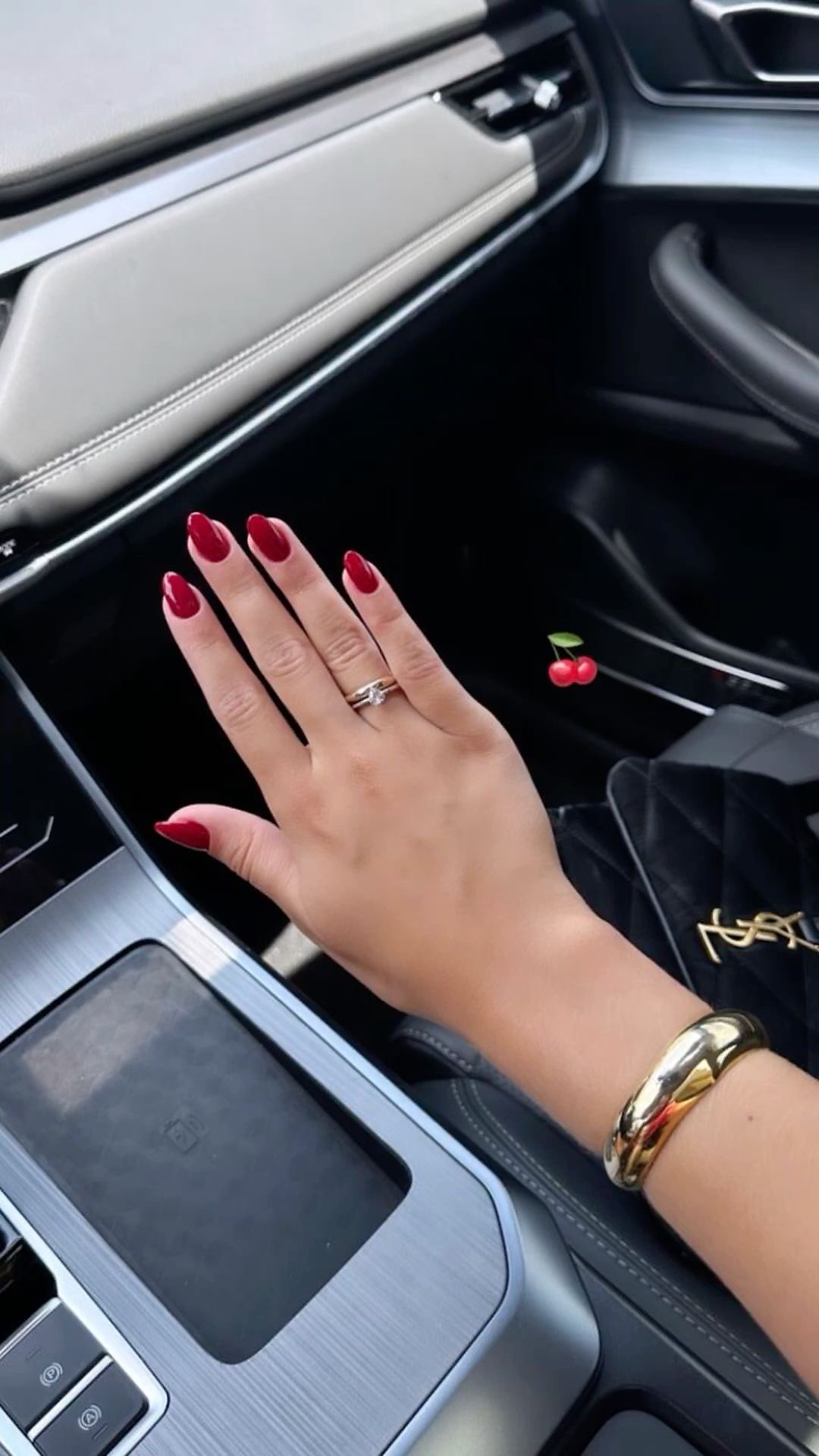 Squoval floral nail design by Naomi Belle
