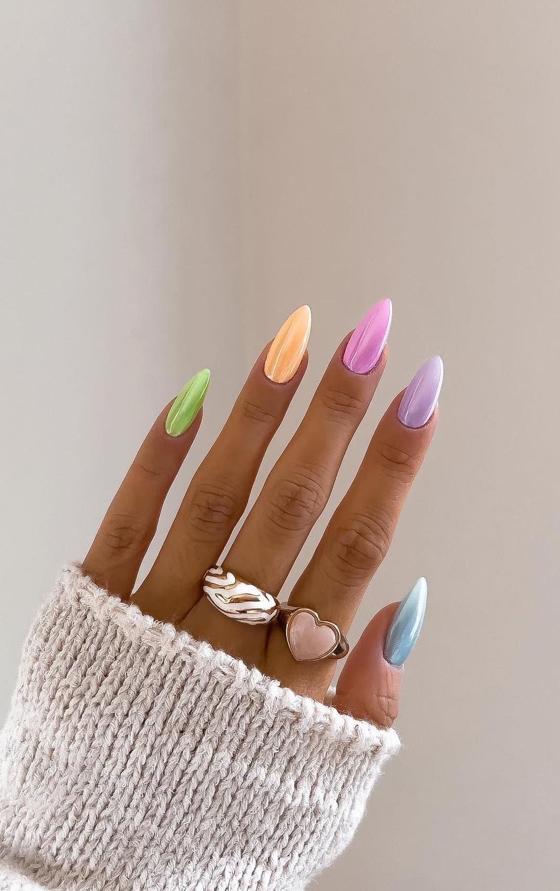 Square glitter French nail design by Naomi Belle