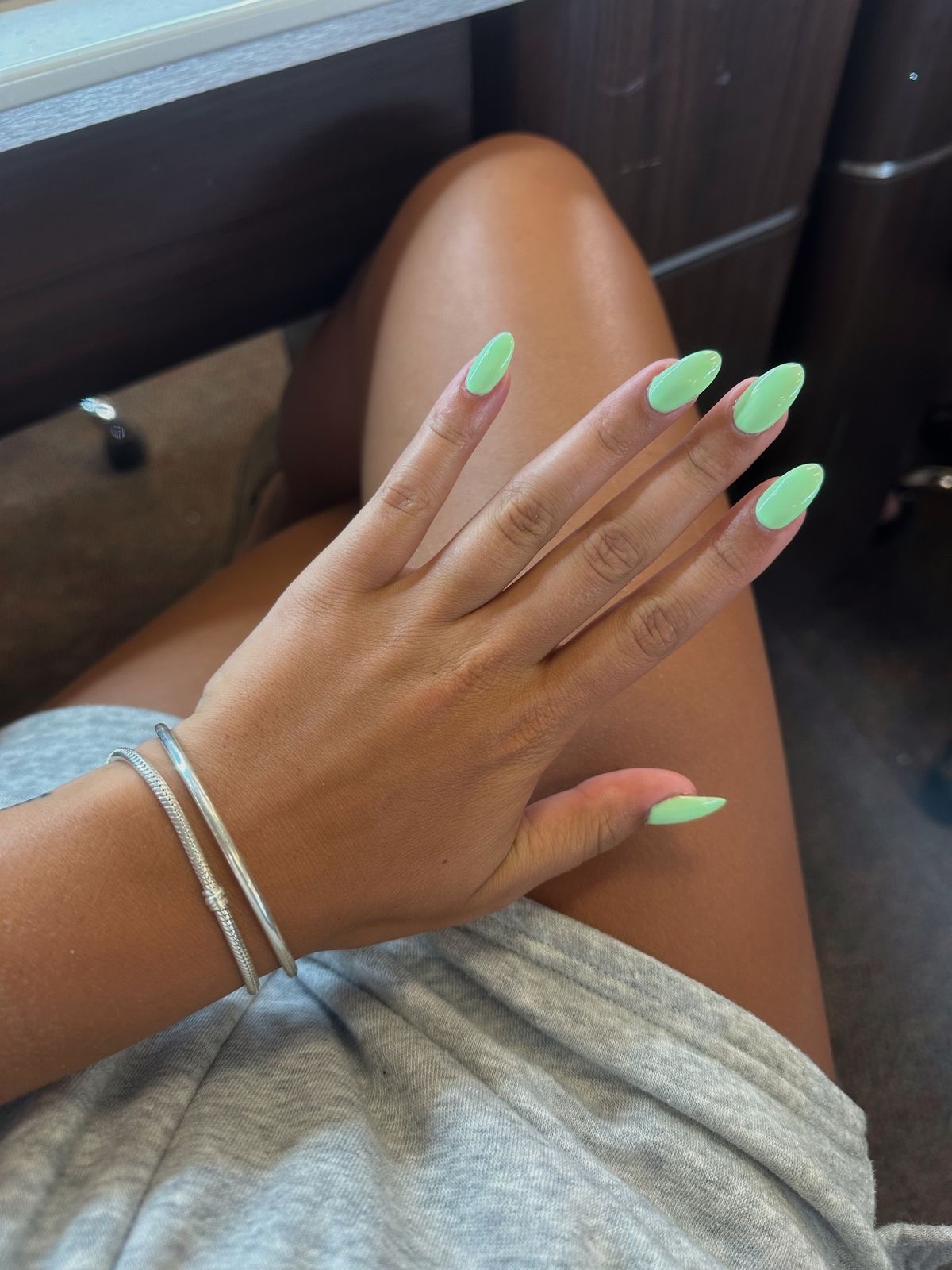 Squoval art nail design by Ruby Jones