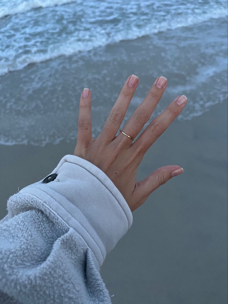Almond aura nail design by Rosie Lane
