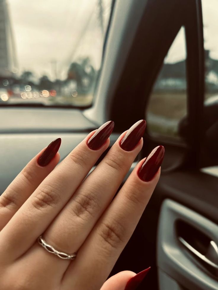 Square aura nail design by Skylar Rae