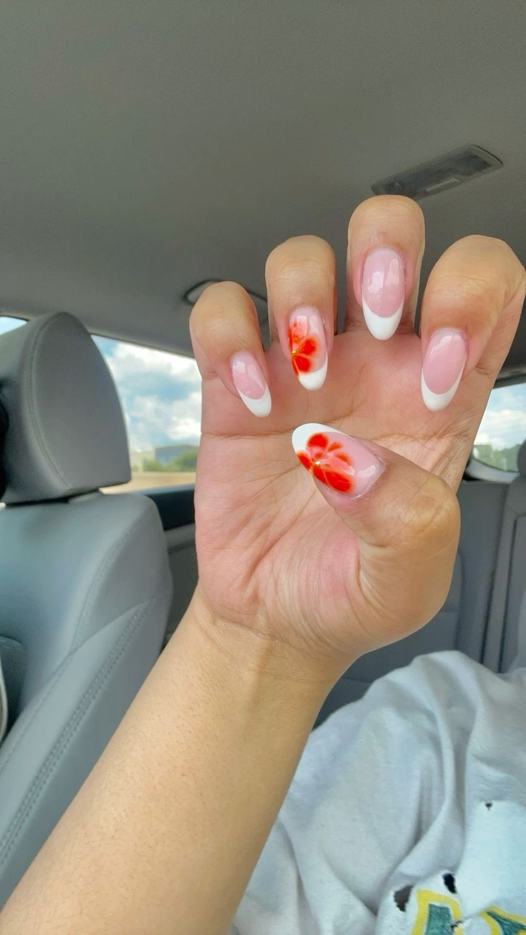Square character nail design by Skylar Rae
