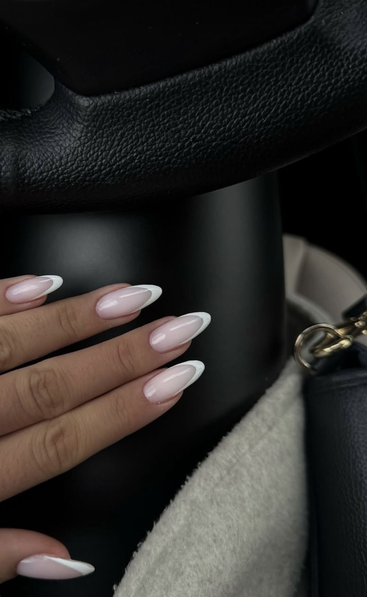 Squoval floral nail design by Skylar Rae