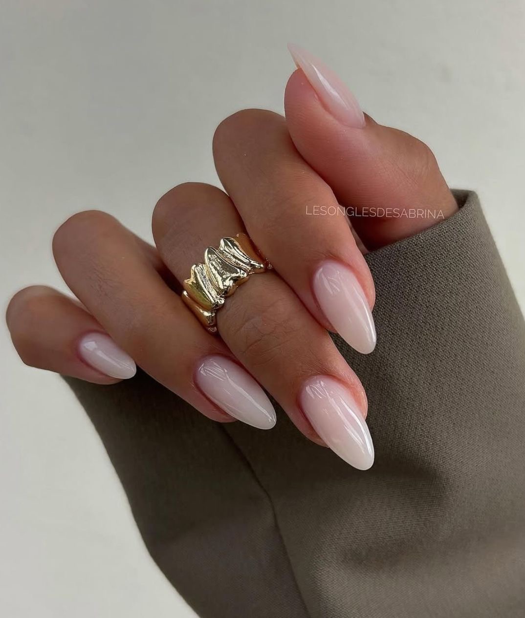 Squoval geometric nail design by Amber Reed