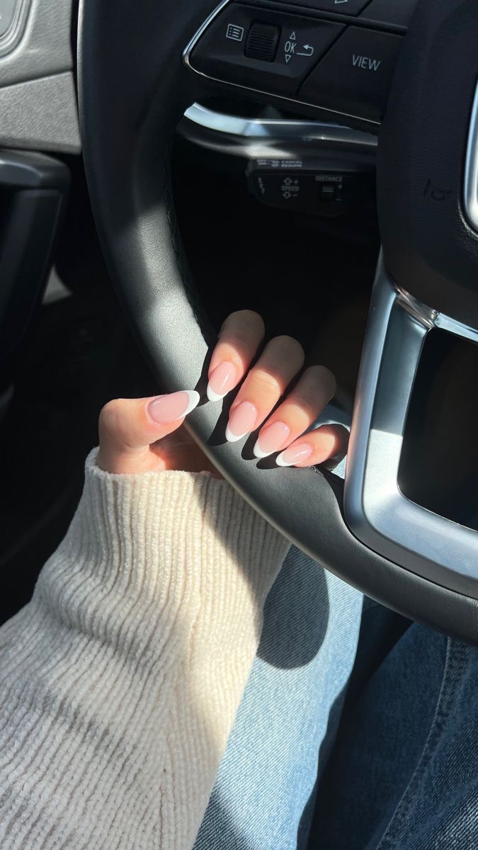 Square glazed nail design by Clara Dubois