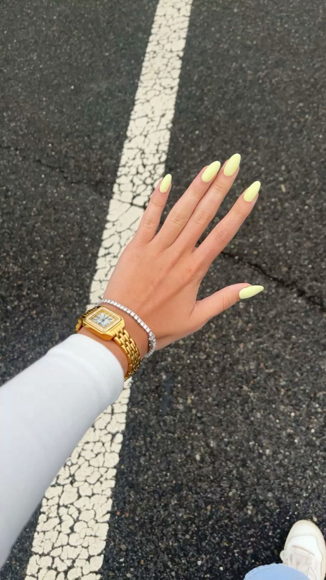 Square floral nail design by Sienna Grace