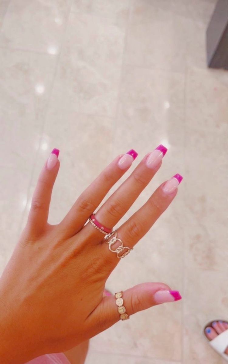 Oval ombre nail design by Priya Sharma