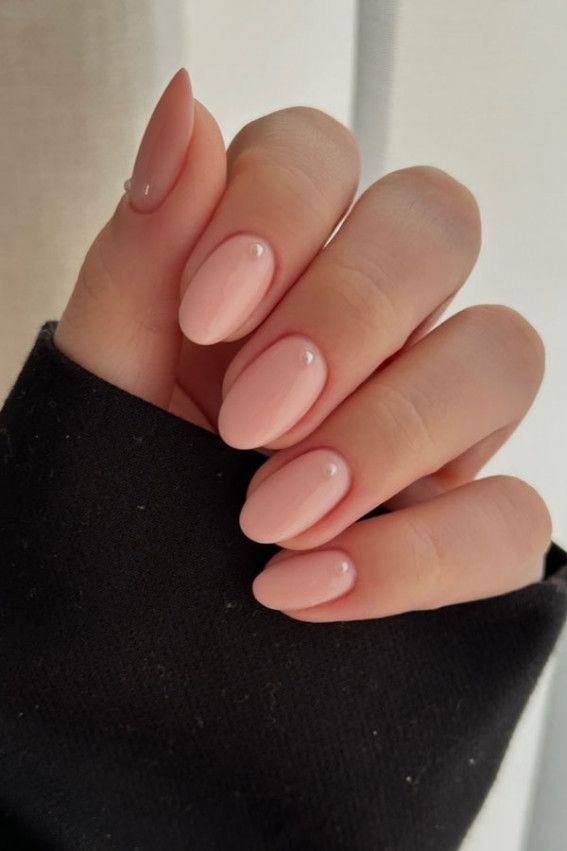Square French nail design by Alice Hart