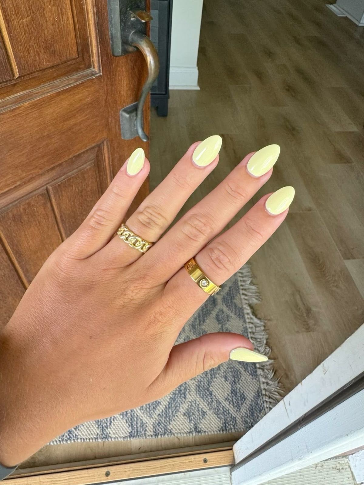 Squoval aura nail design by Madison Rose