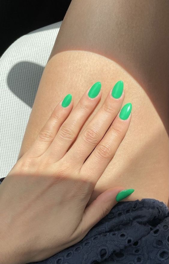 Square art nail design by Madison Rose