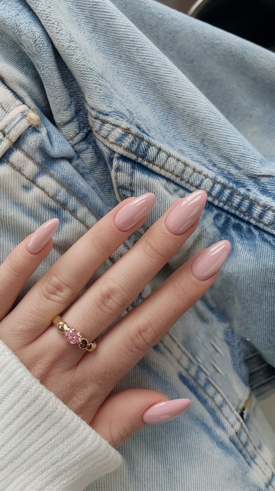 Square geometric nail design by Madison Rose