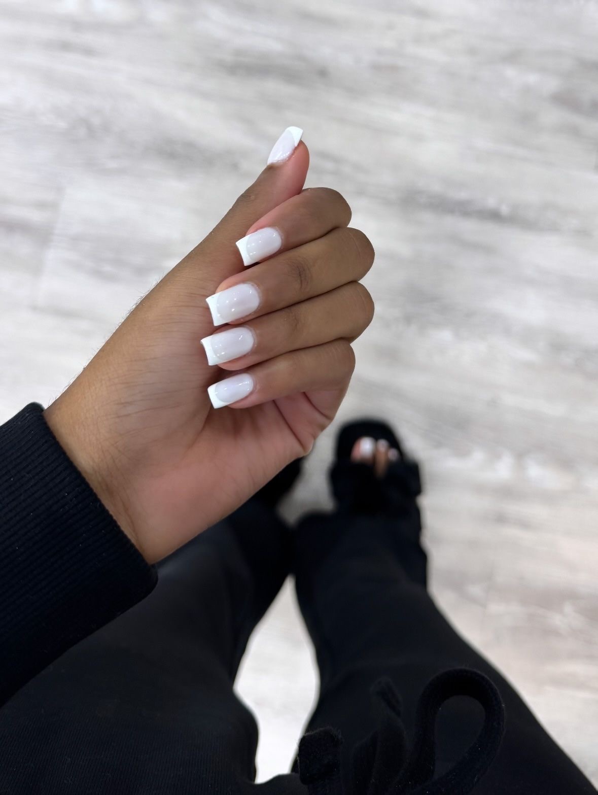 Stiletto floral nail design by Madison Rose