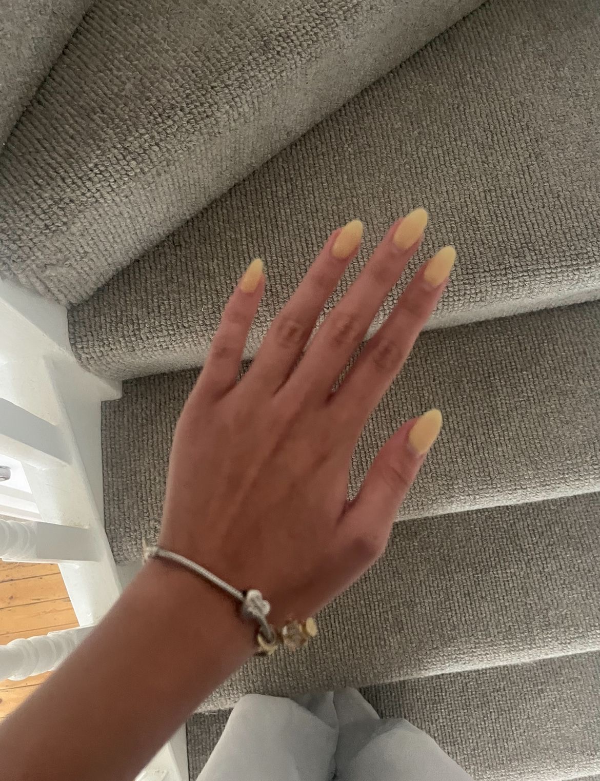 Oval rhinestone nail design by Madison Rose