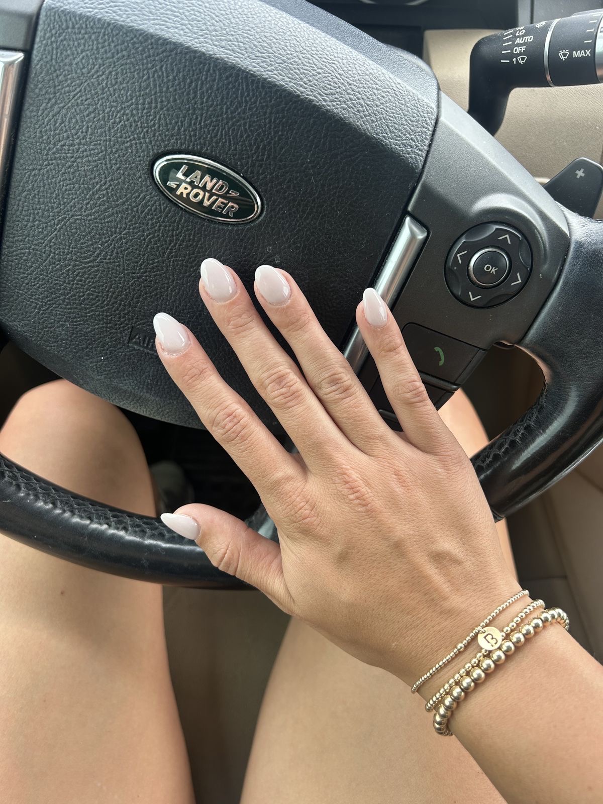 Square abstract nail design by Madison Rose