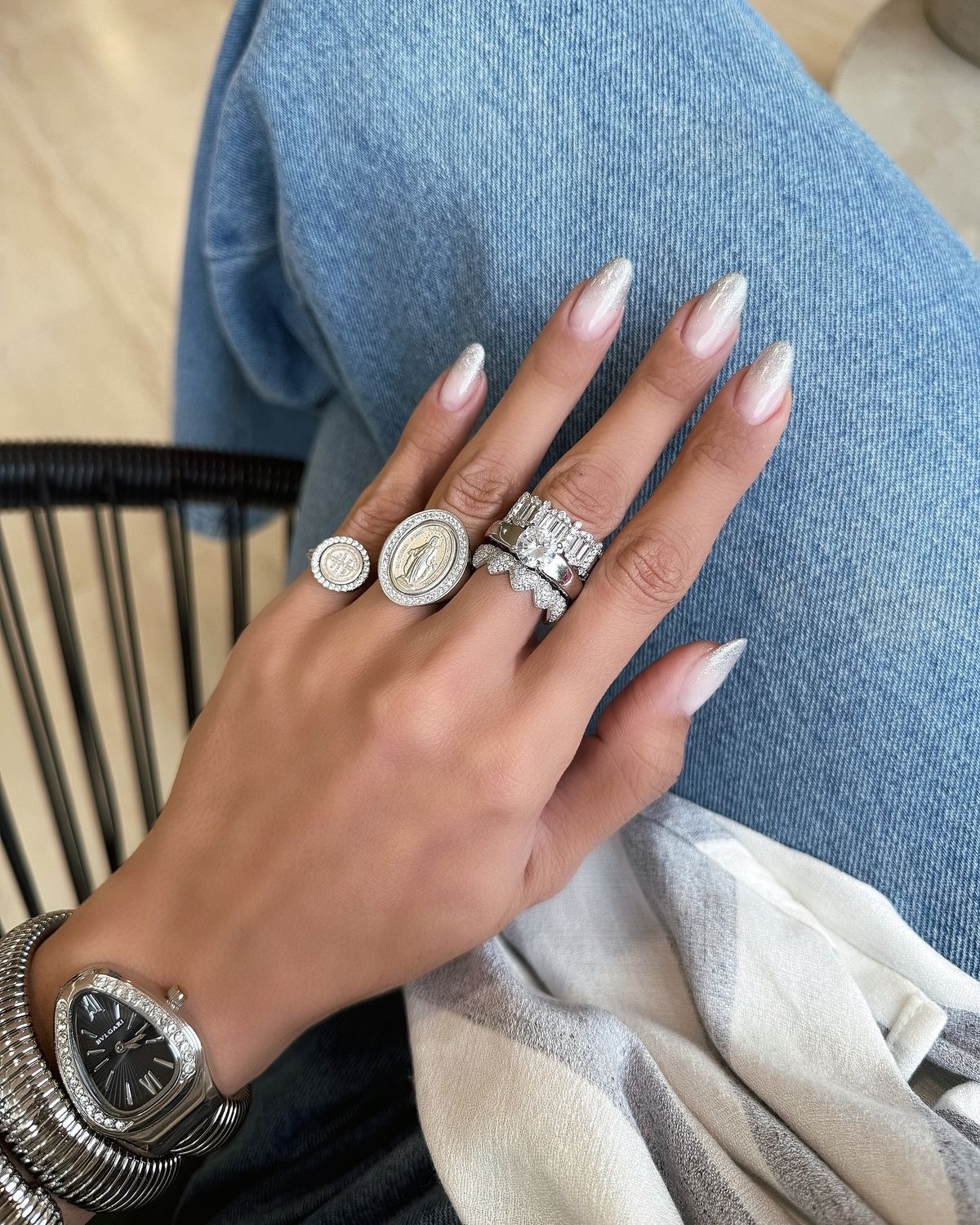 Oval French nail design by Charlotte Bloom