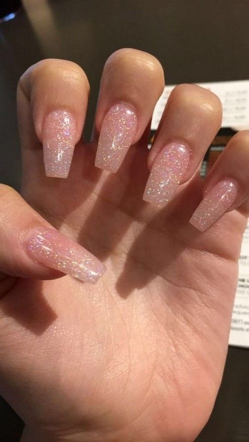 Square geometric nail design by Lily Grace