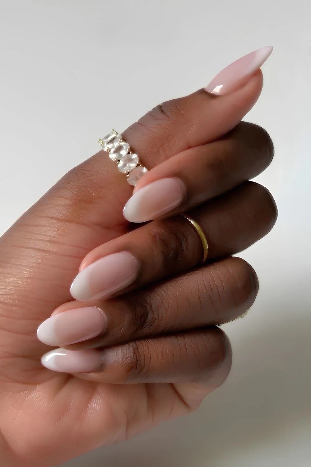 Oval floral nail design by Violet Jade