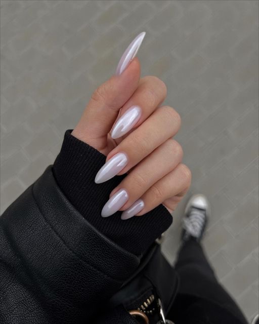 Squoval floral nail design by Bella Romano