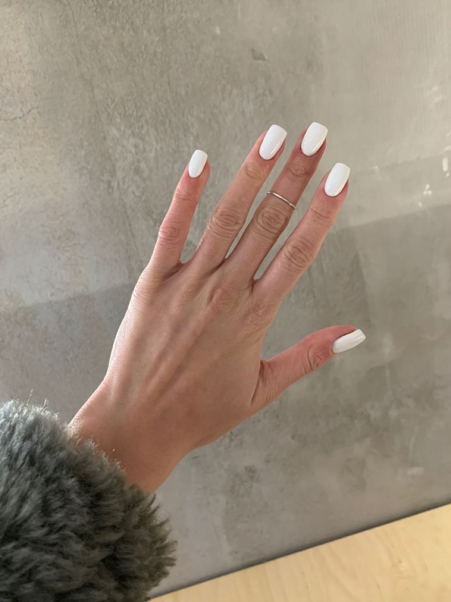 Stiletto rhinestone nail design by Mia Jade