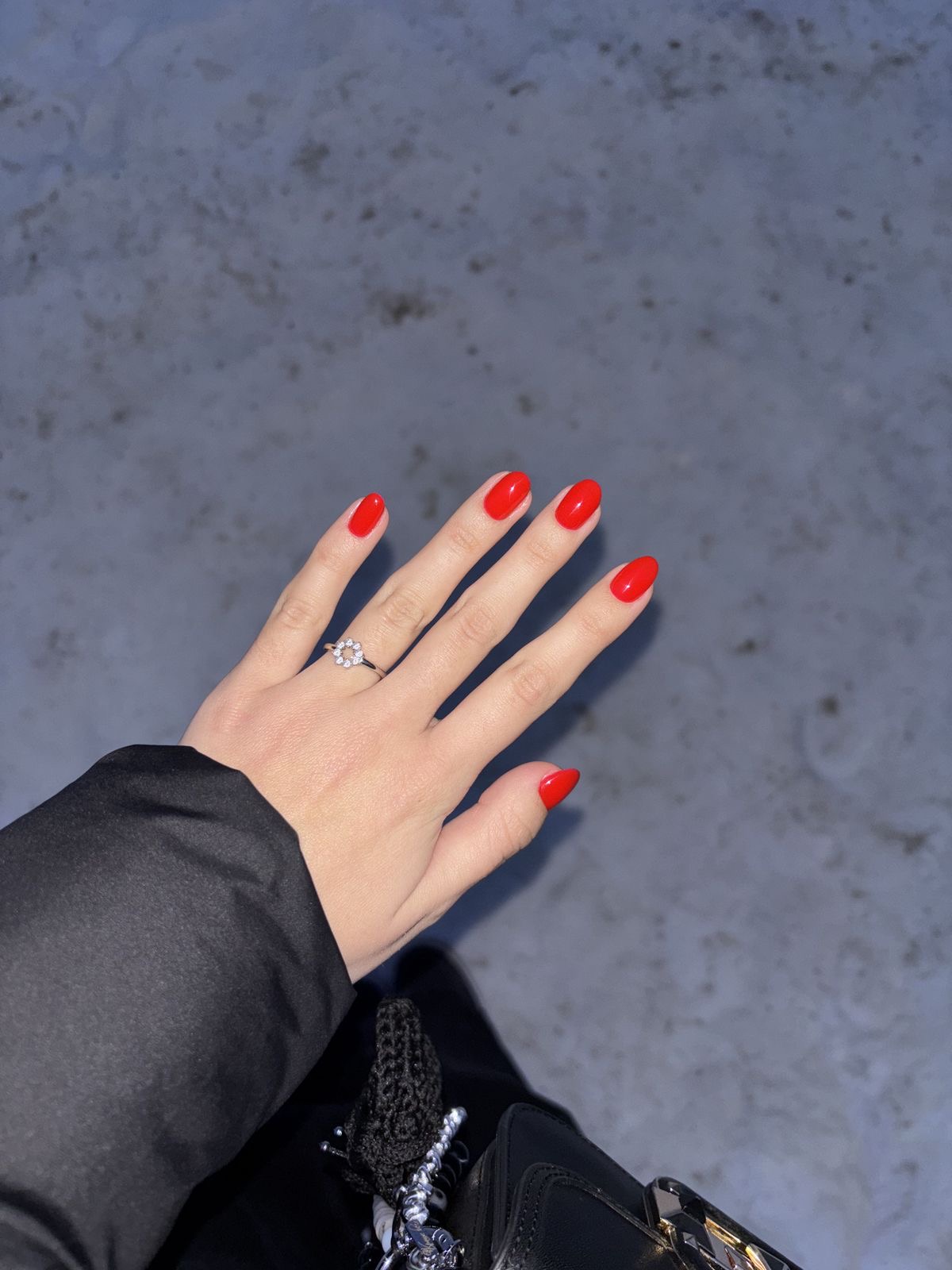 Stiletto marble nail design by Mia Jade